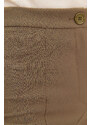 Trendyol Khaki Flare Slit Detail Woven Trousers