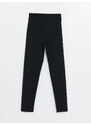 LC Waikiki Women's Elastic Waist Extra Slim Fit Straight Leggings