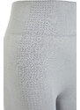 Trendyol Gray Seamless/Seamless Full Length Knitted Sports Leggings