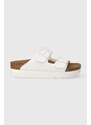 Pantofle Birkenstock X PAPILLIO Arizona Platform Flex dámské, bílá barva, na platformě, 1027416