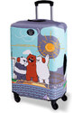 Obal na cestovní kufr BERTOO - Bears mentol XL-XXL