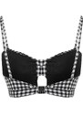 Bikini top Trendyol TBESS22BU0068/Black White