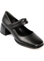 Capone Outfitters Flat Toe Double Buckle Mary Jane Shoes