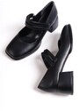 Capone Outfitters Flat Toe Double Buckle Mary Jane Shoes