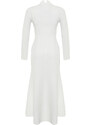 Trendyol White Bridal/Wedding Special Day Woven Evening Dress