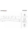 Béžová čalouněná rohová pohovka Cosmopolitan Design Chicago 341 cm, levá