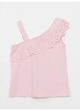 LC Waikiki Girl's Undershirt with Scalloped Detailed Cotton.