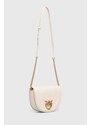 Kožená kabelka Pinko bílá barva, 101510.A0QO