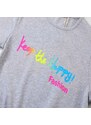 Dívčí tričko - KUGO HC9273 - šedé