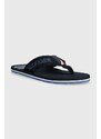 Žabky Tommy Hilfiger SPORTY BEACH SANDAL pánské, tmavomodrá barva, FM0FM05020