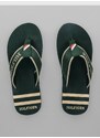 Žabky Tommy Hilfiger SPORTY BEACH SANDAL pánské, zelená barva, FM0FM05020