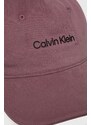 Kšiltovka Calvin Klein Performance CK Athletic béžová barva, s potiskem