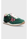 Sneakers boty Pepe Jeans PLS40008 zelená barva, BRIT RETRO W