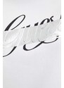 Mikina Guess dámská, bílá barva, s potiskem, W4RQ15 K9Z21