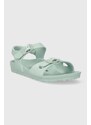 Dětské sandály Birkenstock Rio EVA Kids tyrkysová barva