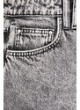 Džínová sukně Guess CARLA šedá barva, mini, W4RD0G D56B3