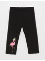 LC Waikiki Girls' 3/4 Boy Tights with an Elastic Printed Waist.