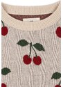Dětské bavlněné šaty Konges Sløjd červená barva, mini, oversize