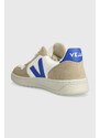 Kožené sneakers boty Veja V-10 béžová barva, VX0503477