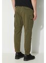 Bavlněné kalhoty Alpha Industries Airman Pant zelená barva, 188201.142