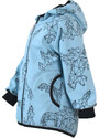 Crawler Softshellová bunda zateplená s fleecem dětská Origami kontury
