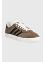 Semišové sneakers boty adidas Originals Gazelle hnědá barva, ID3190