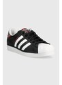 Kožené sneakers boty adidas Originals Superstar černá barva, IF3641