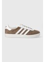 Kožené sneakers boty adidas Originals Gazelle 85 hnědá barva, IG6220