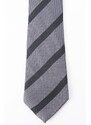 ALTINYILDIZ CLASSICS Men's Black-anthracite Patterned Tie