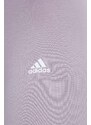 Legíny adidas dámské, růžová barva, s potiskem, IS2115