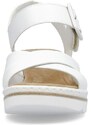 Dámské sandály RIEKER 67463-80 bílá