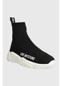 Sneakers boty Love Moschino černá barva, JA15263G1IIZ500A