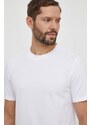 Bavlněné tričko Desigual WILLOW bílá barva, 24SMTK13