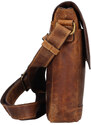 Pánská kožená taška přes rameno Sparwell Zuber - koňak