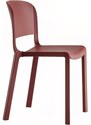 Pedrali Červená plastová jídelní židle Dome 260