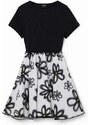 Dívčí šaty Desigual černá barva, mini