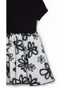 Dívčí šaty Desigual černá barva, mini