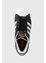 Kožené sneakers boty adidas Originals Superstar černá barva, IF3641