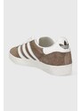 Kožené sneakers boty adidas Originals Gazelle 85 hnědá barva, IG6220