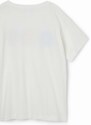 Dětské bavlněné tričko Desigual bílá barva, s potiskem