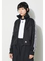 Mikina adidas Originals Montreal Track Top dámská, černá barva, s aplikací, IU2524