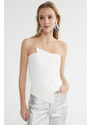 Trendyol Bridal White Body-Sitting Woven Bustier