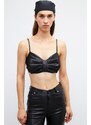 VATKALI Leather bustier with bow - Limited edition