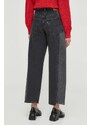 Džíny Levi's BAGGY CROP dámské, medium waist