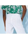 Blancheporte Rovné vzdušné kalhoty, z bavlny a lnu bílá 38