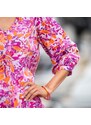 Blancheporte Rovné šaty s potiskem lila/purpurová 36