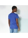 Blancheporte Jednobarevný pulovr s krátkými rukávy tmavě modrá 34/36