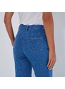 Blancheporte Zeštíhlující 3/4 kalhoty, efekt plochého bříška sepraná modrá 36