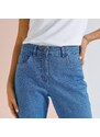 Blancheporte Zeštíhlující kalhoty, efekt plochého bříška sepraná modrá 36