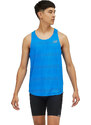 MODRÝ SPORTOVNÍ NÁTĚLNÍK NEW BALANCE Q SPEED JACQUARD TANK Modrá